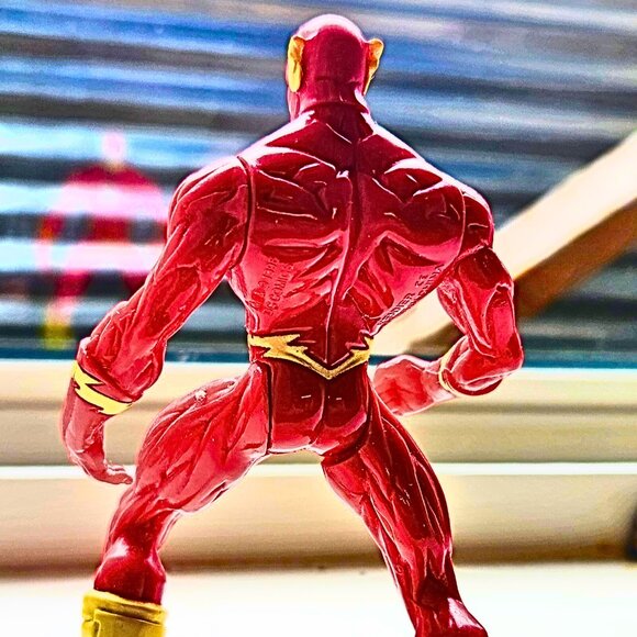 1996 Kenner Total Justice The Flash (Wally West) DC Comics 5 Inch Vintage Action - Picture 2 of 6